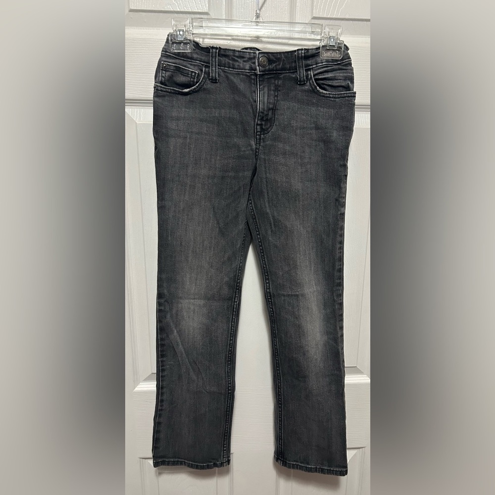 Boys Black Distressed Denim Jeans